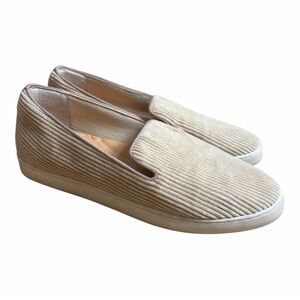 Birdies The Swift Slip-On Corduroy Shoes Oatmeal  Beige Neutral Comfort Womens 9